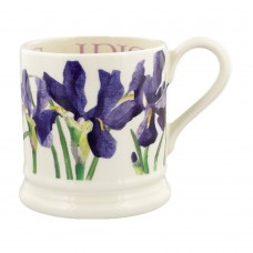 Half Pint Mug Flowers Iris