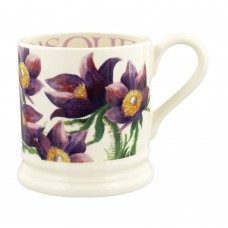Half Pint Mug Flowers Pasque
