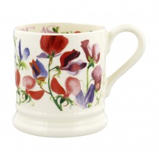 Half Pint Mug Flowers Sweet Pea