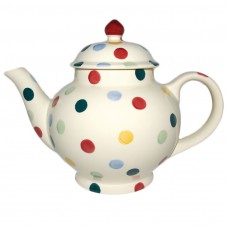4 Cup Teapot Polka Dots